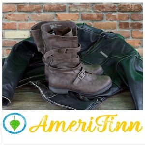 Brown Madden Girl Raszcal Moto Boots- 8 1/2